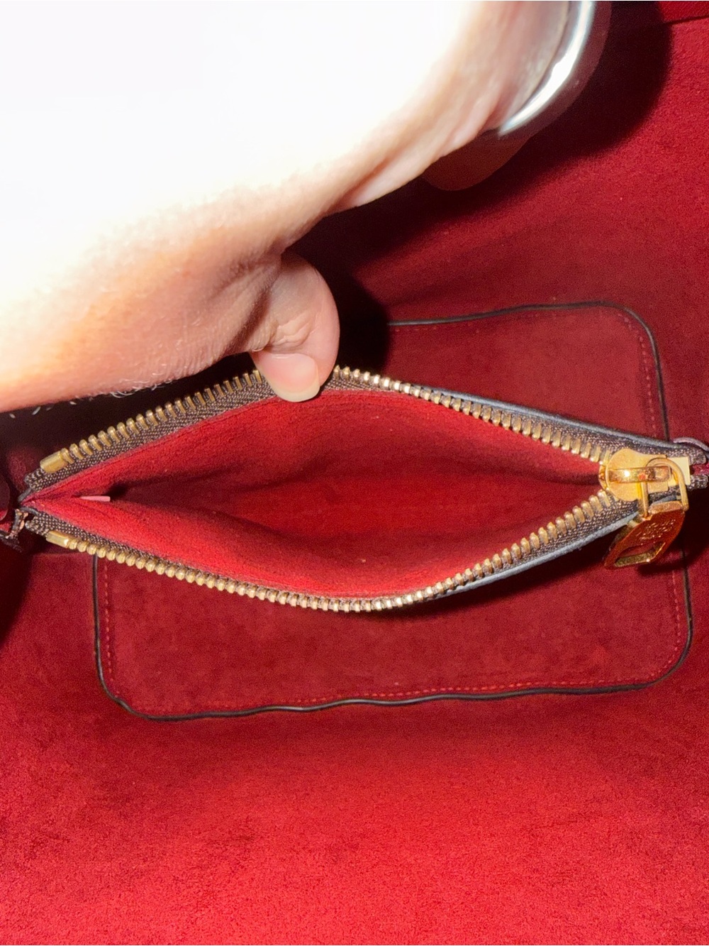 EUC Louis Vuitton Neo Noe Damier Ebene Cherry - Picture 9 of 14